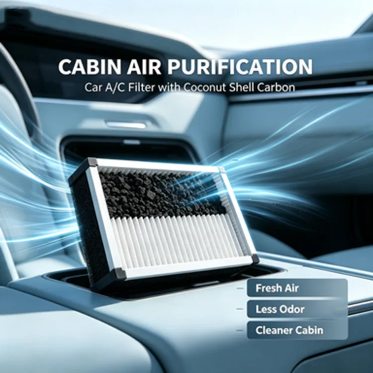 Filter Udara Mobil Lapisan Karbon Aktif