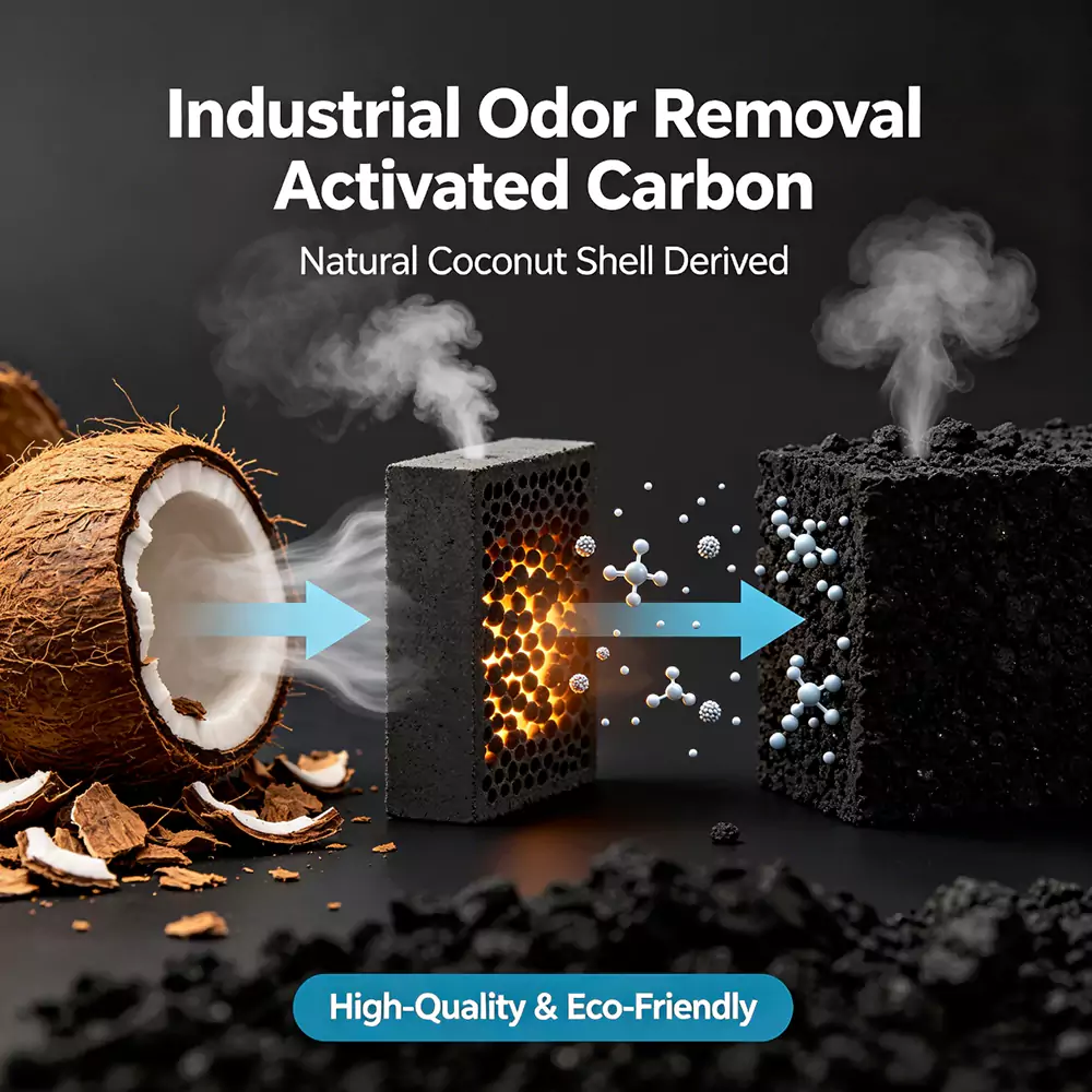 Industrial Odor Control Coconut Shell Carbon